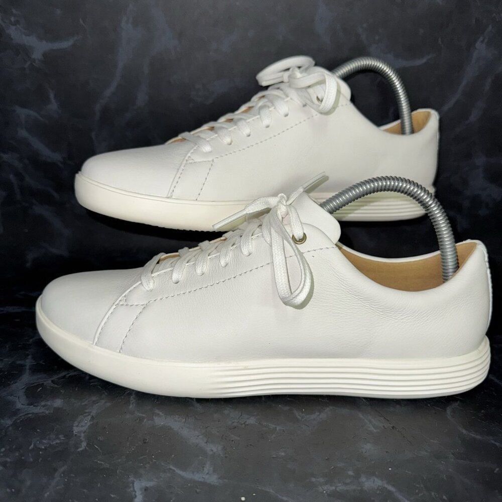 New Cole Haan Women's Grand Crosscourt White Sneakers 9